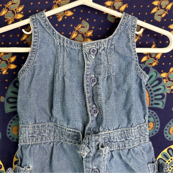 ⭐️5/15$⭐️ denim sleeveless romper - Picture 2 of 9